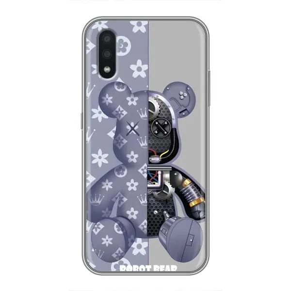Чехол с принтом «Робот Мишка» для Samsung Galaxy A01 Core