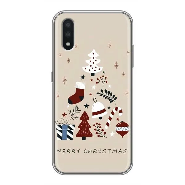 Чехол с принтом «Merry Christmas» для Samsung Galaxy A01 Core