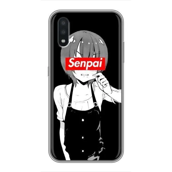 Чехол с принтом «Senpai» для Samsung Galaxy A01