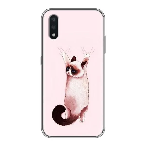 Чехол с принтом «Котик падает» для Samsung Galaxy A01 Чехол с принтом «Котик падает» для Samsung Galaxy A01