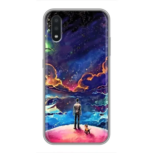 Чехол с принтом «Галактический вид» для Samsung Galaxy A01