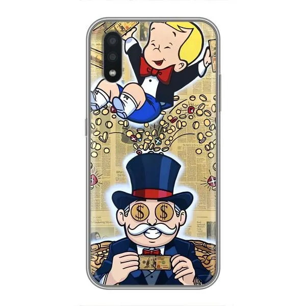 Чехол с принтом «Монополия Мен» для Samsung Galaxy A01