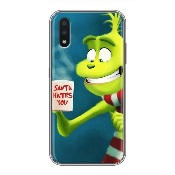 Чехол с принтом «Зеленый Гринч» для Samsung Galaxy A01