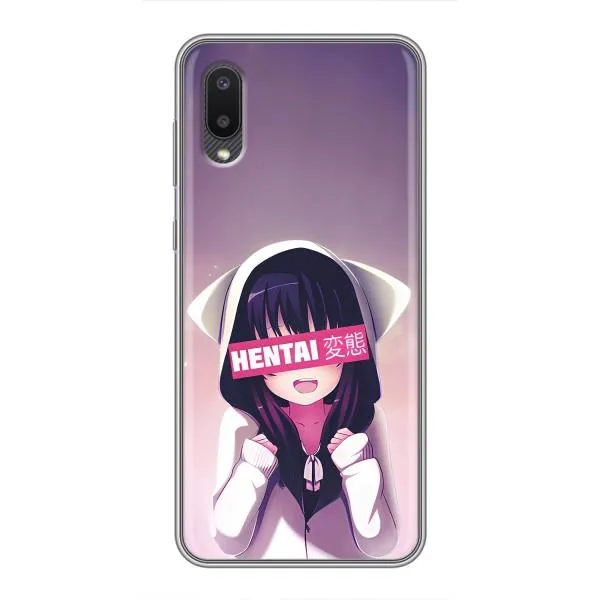 Чохол з принтом «Hentai chan» для Samsung Galaxy A02