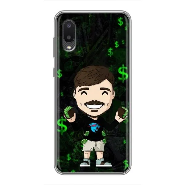 Чохол з принтом «Блогер Beast» для Samsung Galaxy A02