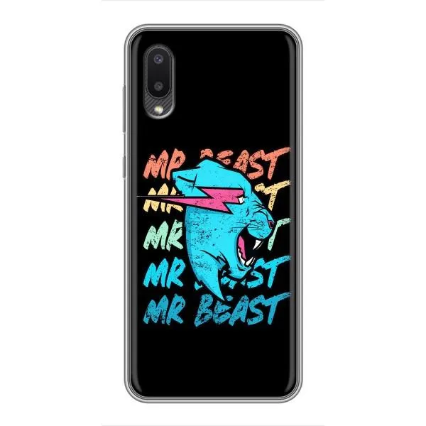 Чохол з принтом «logo Mr beast» для Samsung Galaxy A02