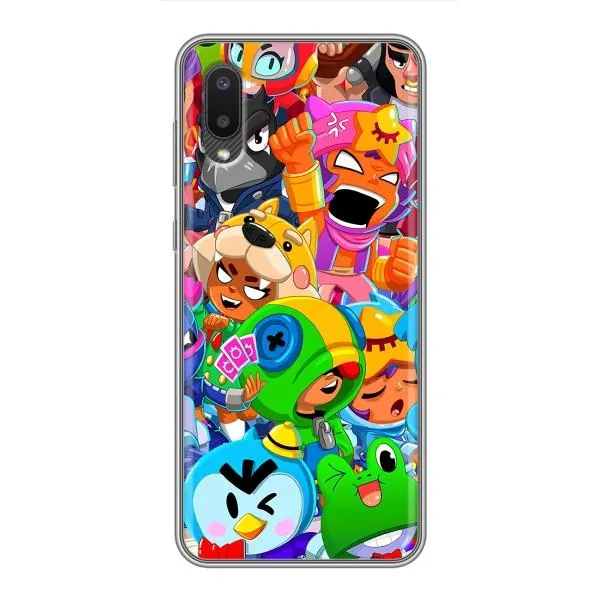 Чохол з принтом «Герої Бравл Старс» для Samsung Galaxy A02