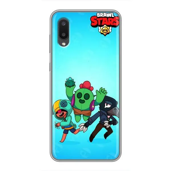 Чохол з принтом «Тріо героїв» для Samsung Galaxy A02