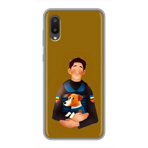 Чехол с принтом «ЗСУ Патрон» для Samsung Galaxy A02