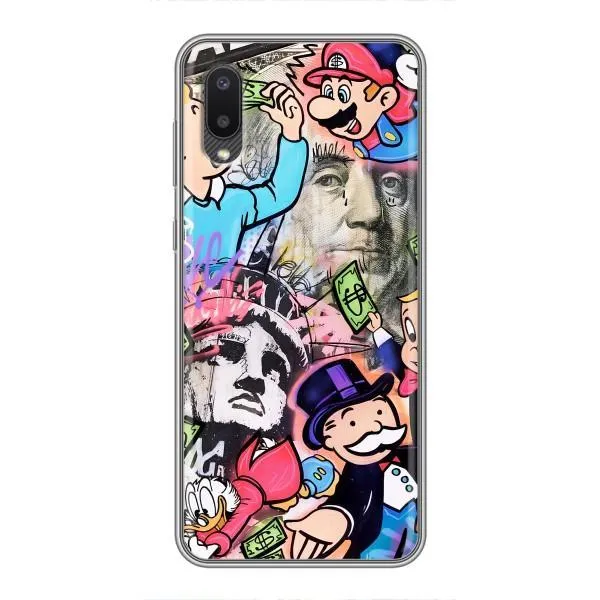 Чехол с принтом «Monopoly man» для Samsung Galaxy A02