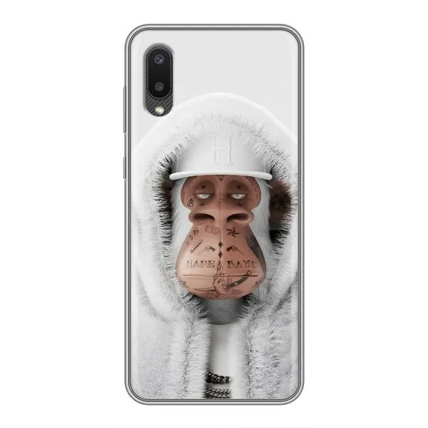 Чехол с принтом «обезьяна NFT в тату» для Samsung Galaxy A02