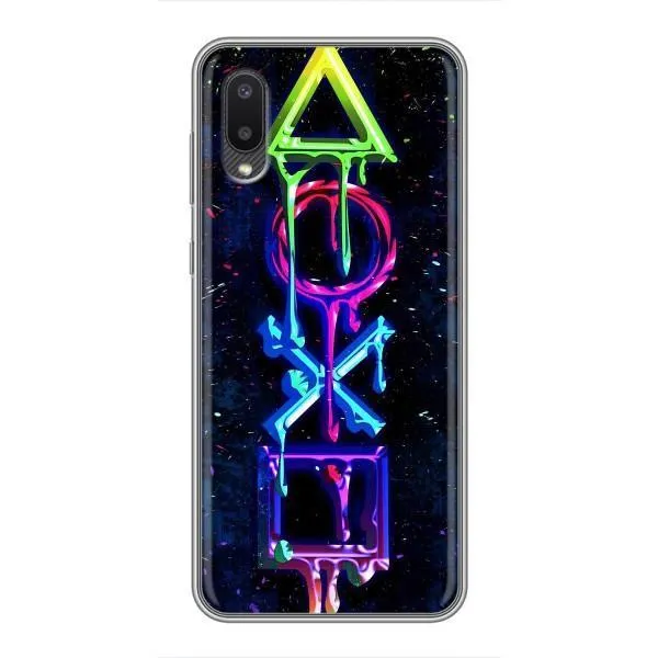 Чохол з принтом «Pleystation лого» для Samsung Galaxy A02