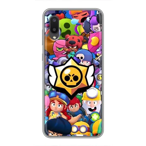 Чохол з принтом «Лого Brawl Stars» для Samsung Galaxy A02