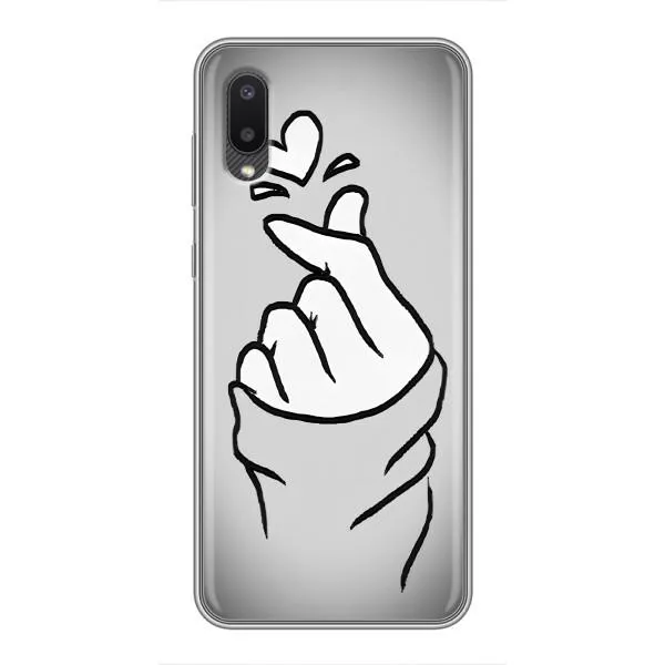Чохол з принтом «Значок Love» для Samsung Galaxy A02