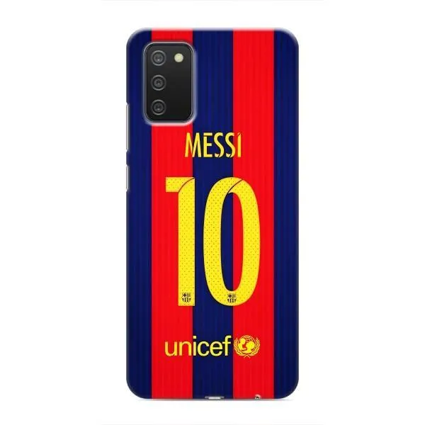 Чехол с принтом «Messi Barca 10» для Samsung Galaxy A02s