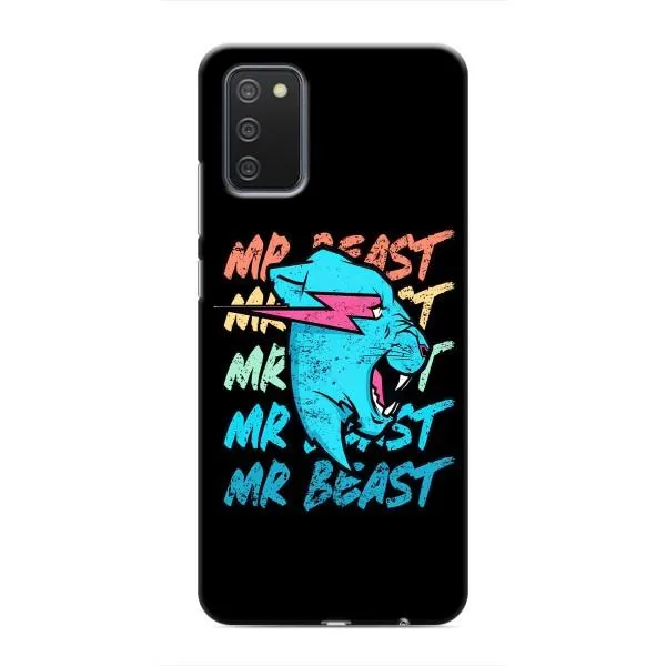 Чохол з принтом «logo Mr beast» для Samsung Galaxy A02s