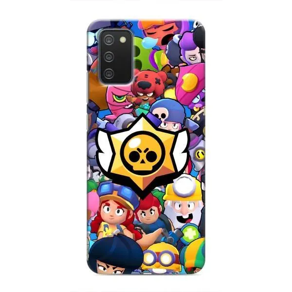 Чохол з принтом «Лого Brawl Stars» для Samsung Galaxy A02s