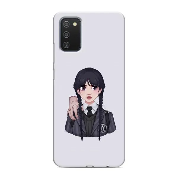 Чехол с принтом «Уэнздей и Вещь» для Samsung Galaxy A02s