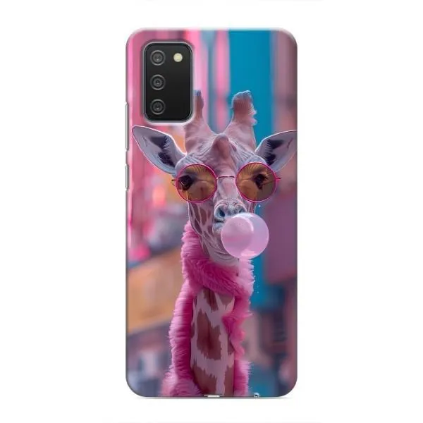 Чехол с принтом «Стильный жирав» для Samsung Galaxy A02s