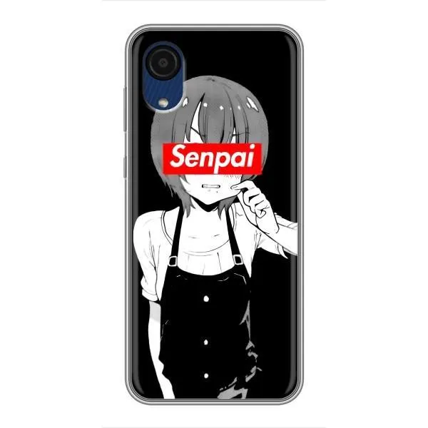Чехол с принтом «Senpai» для Samsung Galaxy A03 Core Чехол с принтом «Senpai» для Samsung Galaxy A03 Core
