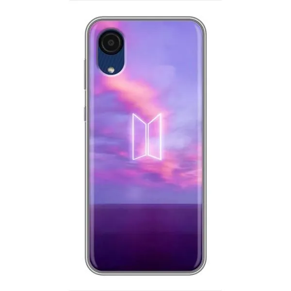 Чохол з принтом «BTS логотип» для Samsung Galaxy A03 Core Чохол з принтом «BTS логотип» для Samsung Galaxy A03 Core
