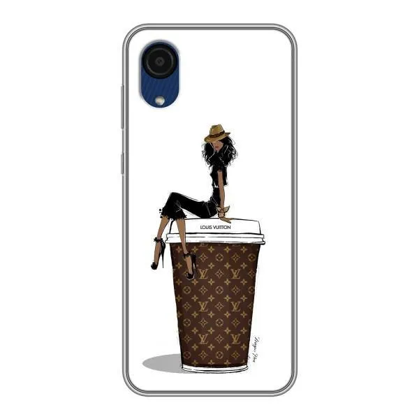 Чехол с принтом «кофе LOUIS VUITTON» для Samsung Galaxy A03 Core