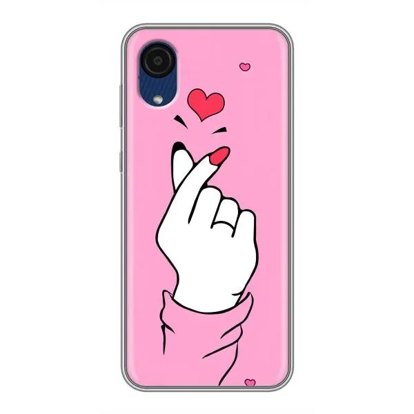 Чехол с принтом «Знак Love» для Samsung Galaxy A03 Core Чехол с принтом «Знак Love» для Samsung Galaxy A03 Core