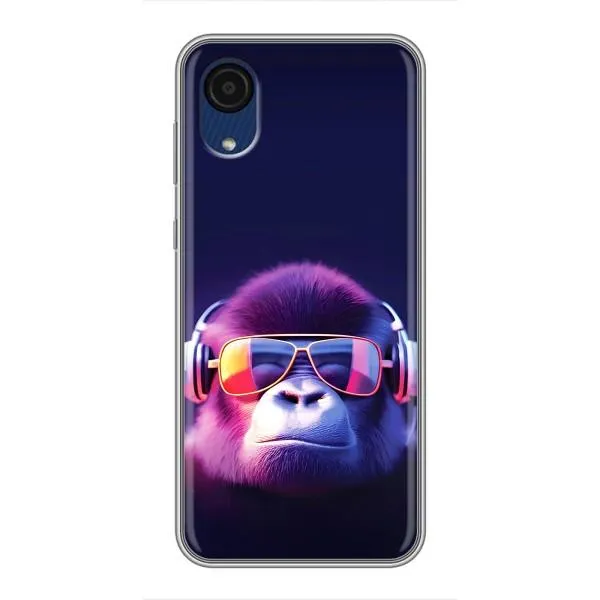 Чехол с принтом «Стильная обезьяна» для Samsung Galaxy A03 Core