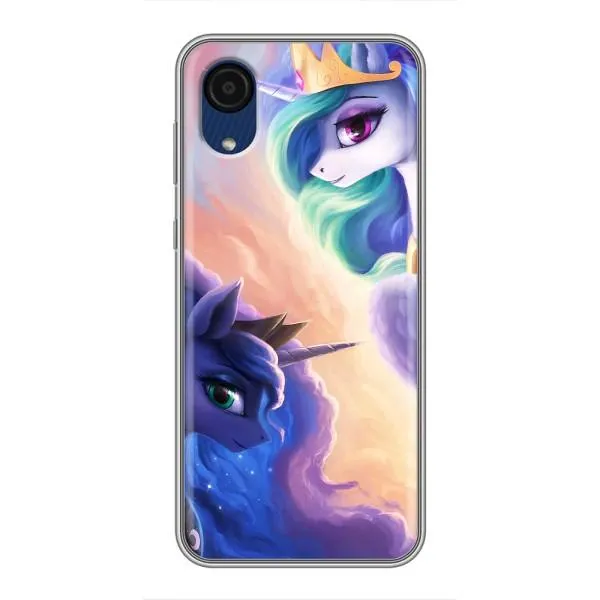 Чехол с принтом «Единорожки» для Samsung Galaxy A03 Core