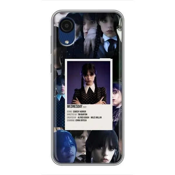 Чехол с принтом «коллаж Уэнздей» для Samsung Galaxy A03 Core