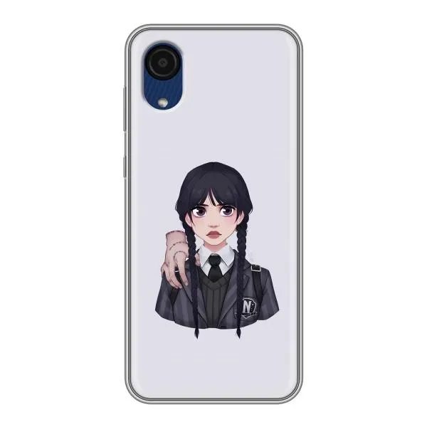 Чехол с принтом «Уэнздей и Вещь» для Samsung Galaxy A03 Core