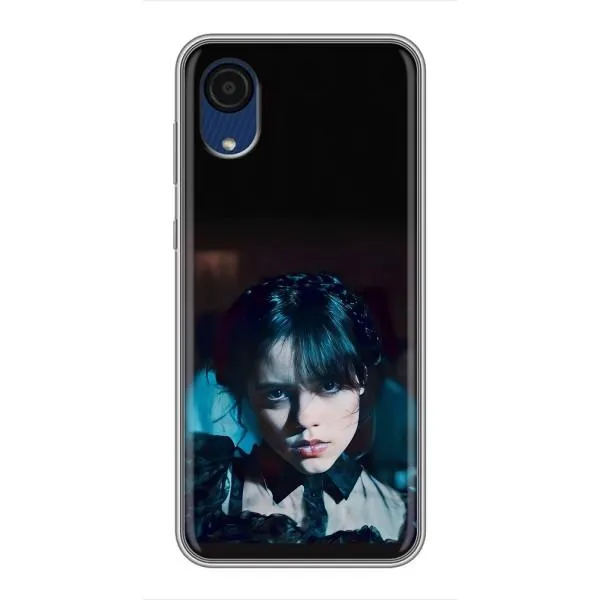 Чехол с принтом «взгляд Уэнздей» для Samsung Galaxy A03 Core