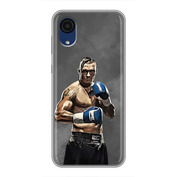Чехол с принтом «Александр Усик» для Samsung Galaxy A03 Core Чехол с принтом «Александр Усик» для Samsung Galaxy A03 Core