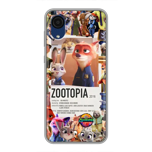 Чехол с принтом «Постер Зверополис» для Samsung Galaxy A03 Core Чехол с принтом «Постер Зверополис» для Samsung Galaxy A03 Core