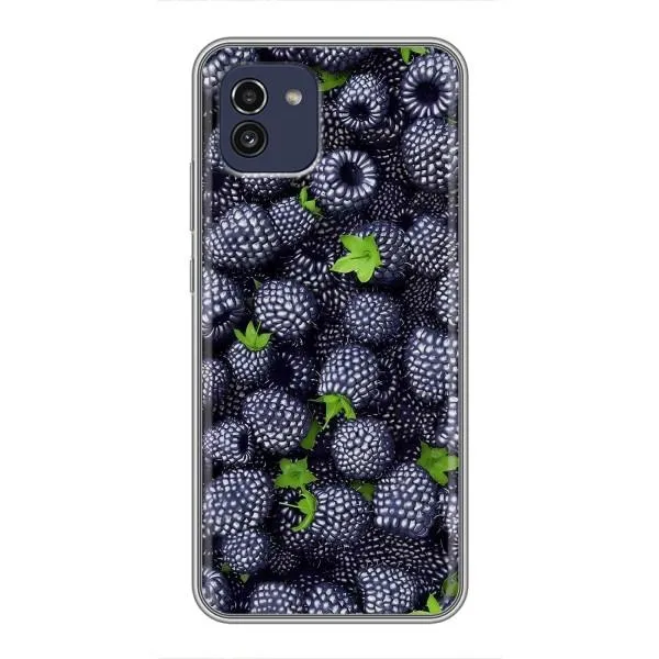 Чехол с принтом «Ежевика» для Samsung Galaxy A03 (A035)