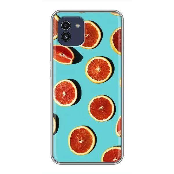 Чехол с принтом «Грейпфрут» для Samsung Galaxy A03 (A035)