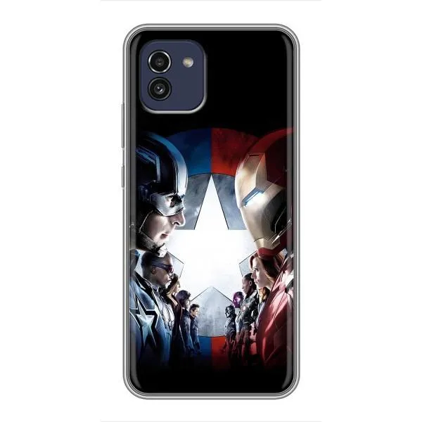 Чехол с принтом «Марвел стайл» для Samsung Galaxy A03 (A035)