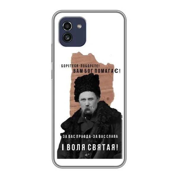 Чехол с принтом «Тарас Шевченко» для Samsung Galaxy A03 (A035)
