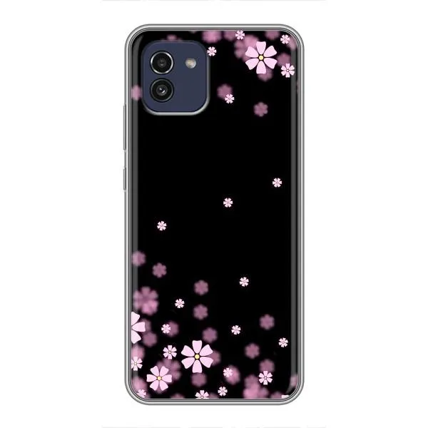 Чехол с принтом «Цветочки маленькие» для Samsung Galaxy A03 (A035)