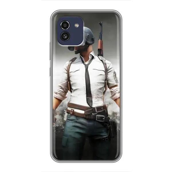 Чехол с принтом «Пабг мен» для Samsung Galaxy A03 (A035)