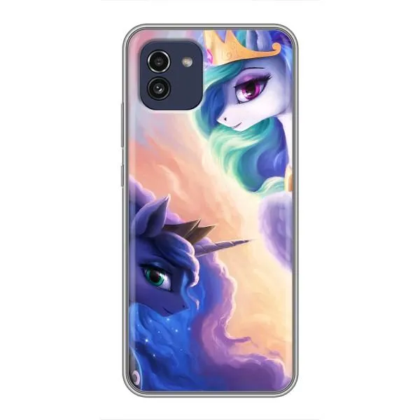 Чехол с принтом «Единорожки» для Samsung Galaxy A03 (A035)