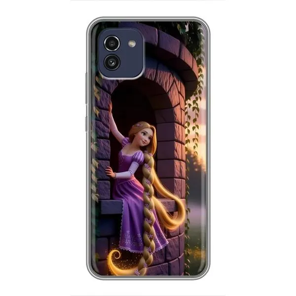 Чехол с принтом «Рапунцель на башне» для Samsung Galaxy A03 (A035)