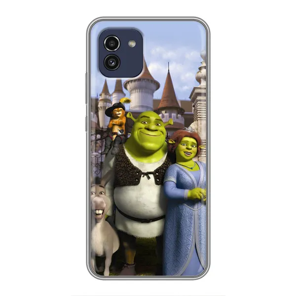 Чехол с принтом «Сказочные герои Шрека» для Samsung Galaxy A03 (A035)