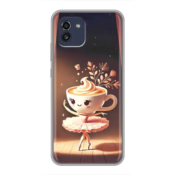 Чехол с принтом «Балерина капучина» для Samsung Galaxy A03 (A035)