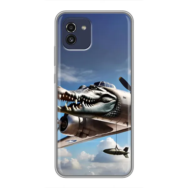 Чехол с принтом «Бомбардиро крокодило» для Samsung Galaxy A03 (A035)