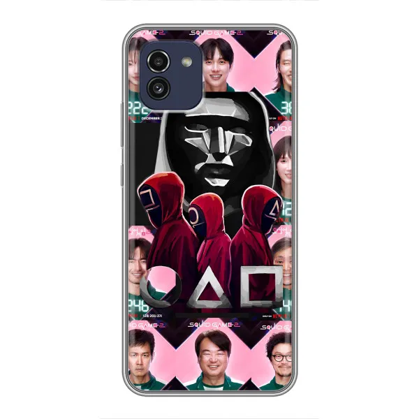 Чехол с принтом «Участники Игра кальмара» для Samsung Galaxy A03 (A035)