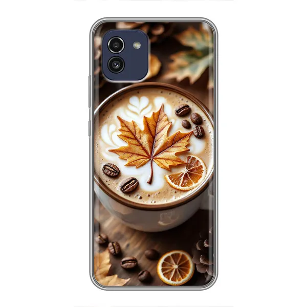 Чехол с принтом «Пряный кофе» для Samsung Galaxy A03 (A035) Чехол с принтом «Пряный кофе» для Samsung Galaxy A03 (A035)