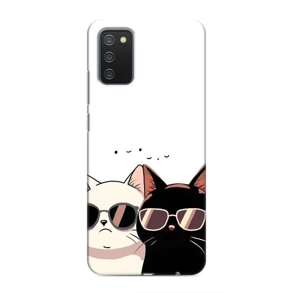 Чехол с принтом «Коты в очках» для Samsung Galaxy A03s Чехол с принтом «Коты в очках» для Samsung Galaxy A03s