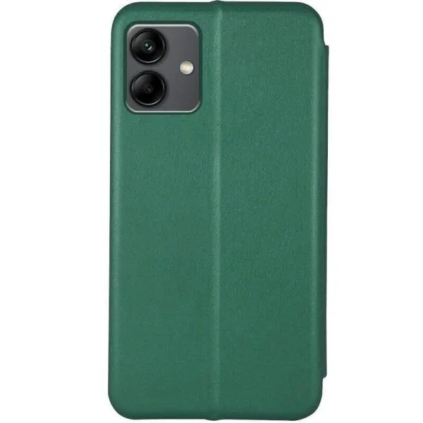 Кожаный чехол-книжка Classy для Samsung Galaxy A04 — Зеленый — фото 2