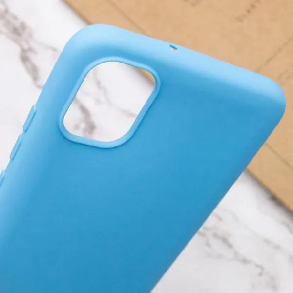 Силиконовый чехол Candy для Samsung Galaxy A04 — Голубой — фото 5 Силиконовый чехол Candy для Samsung Galaxy A04 — Голубой — фото 5